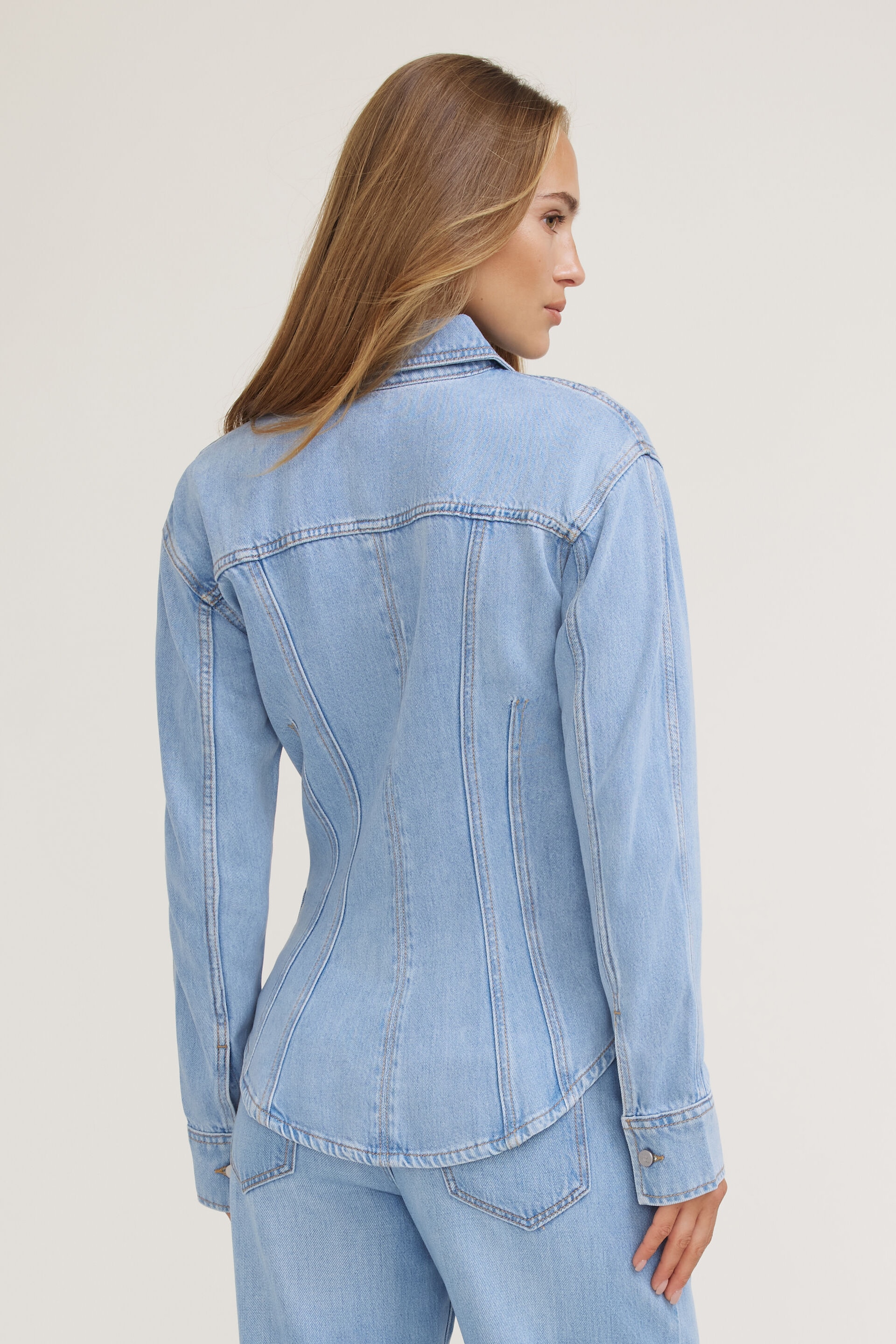 Cinched Tencel™ Denim Shirt