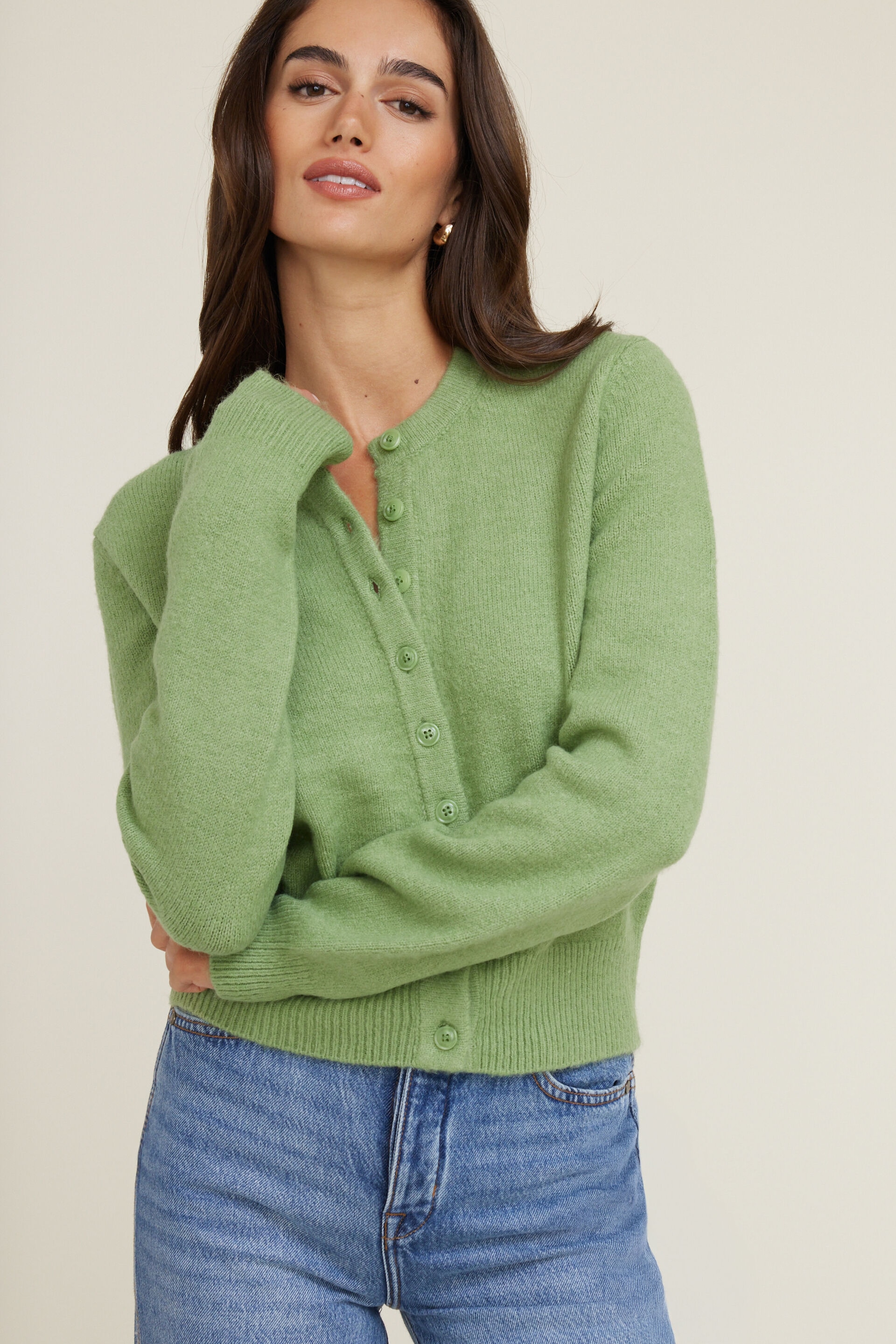 Rebecca Crewneck Cardigan