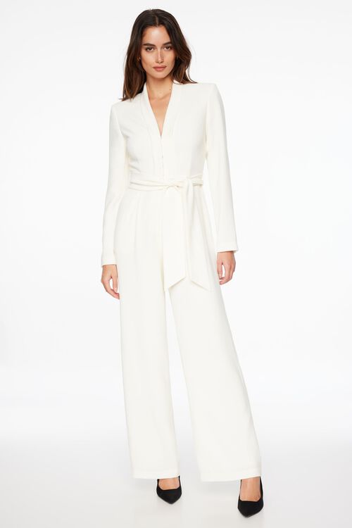 Rania Belted Blazer Jumpsuit