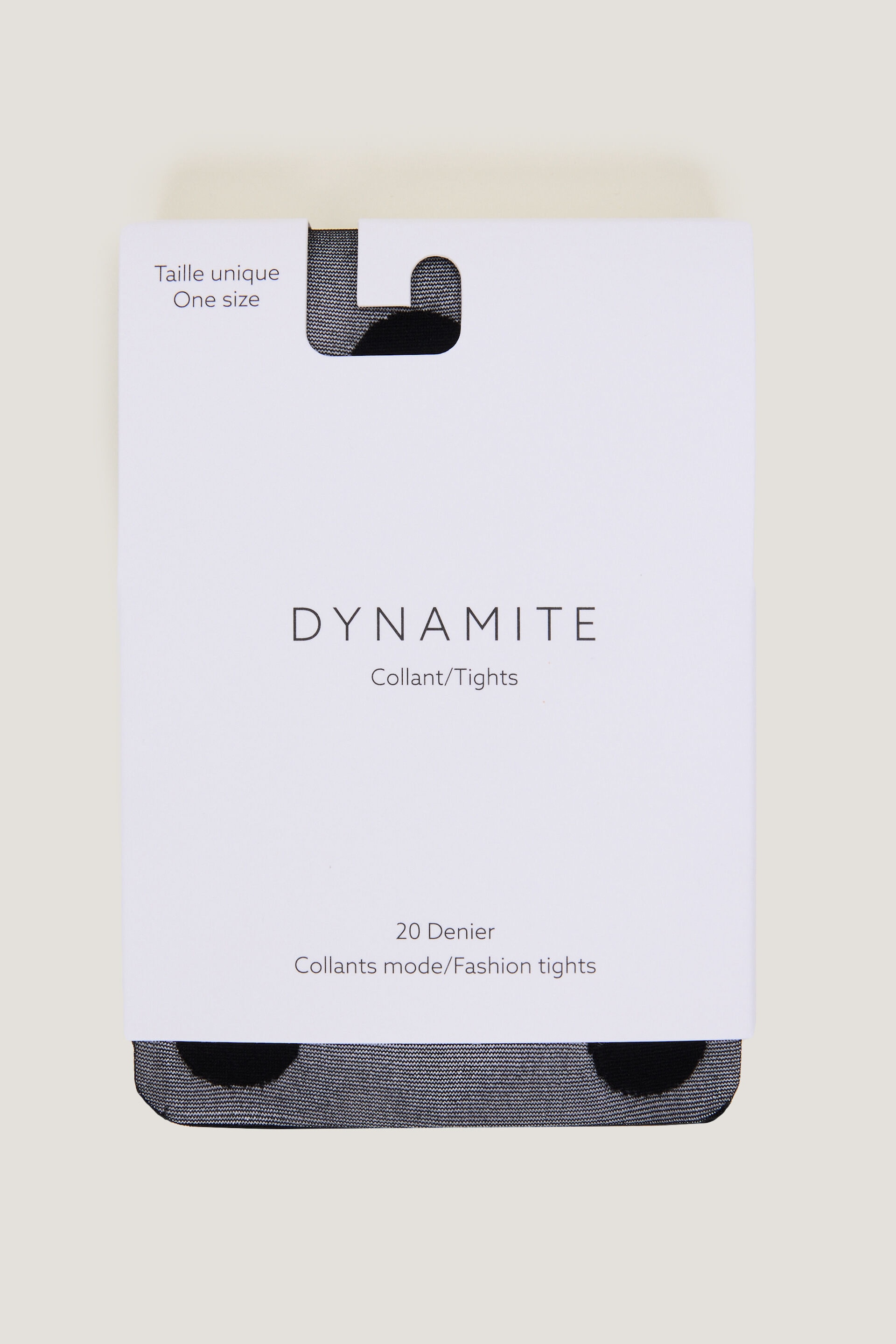 Collants diaphanes à pois