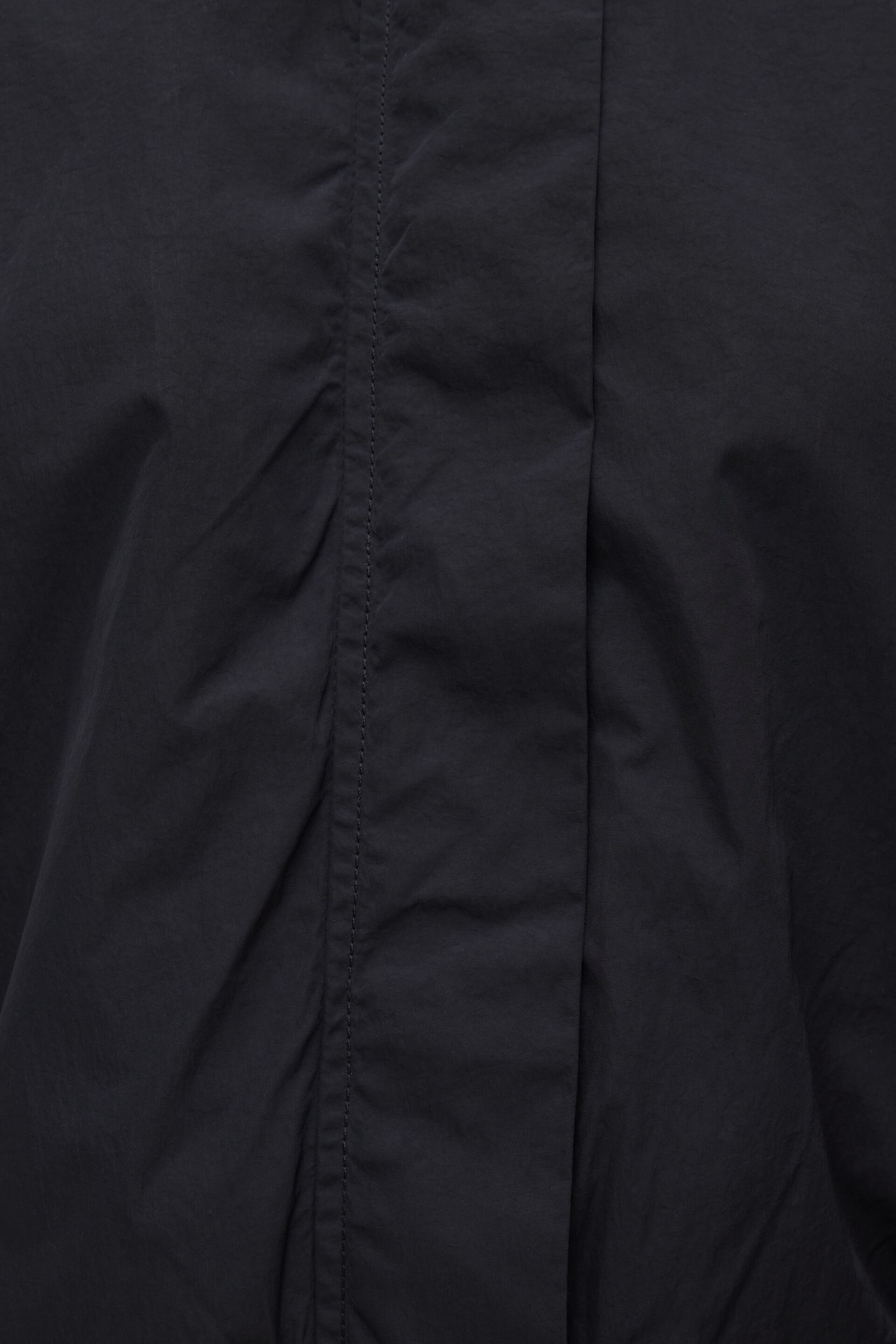 High Neck Drawstring Jacket