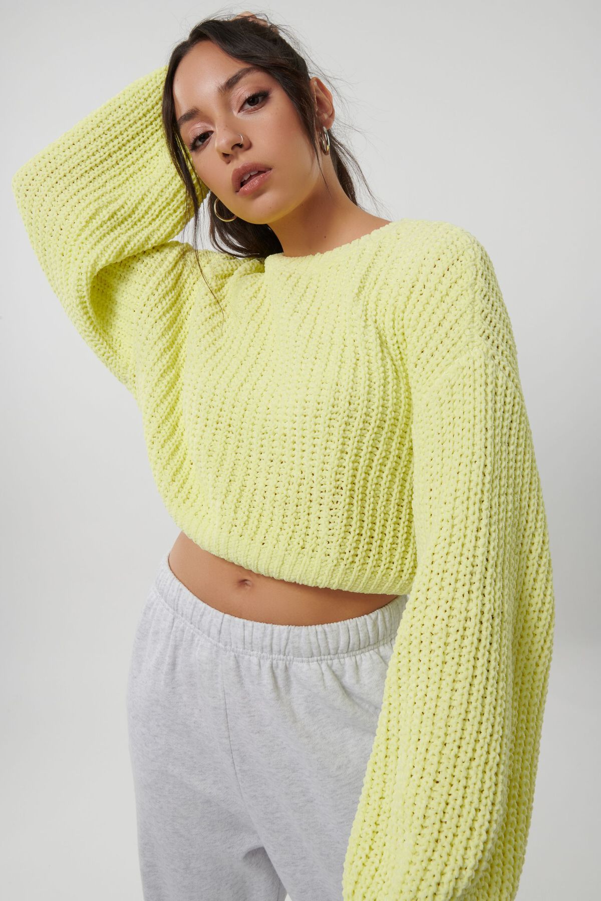 Dynamite Chenille Crew Neck Sweater. 3 Dynamite Chenille Crew Neck Sweater. 3