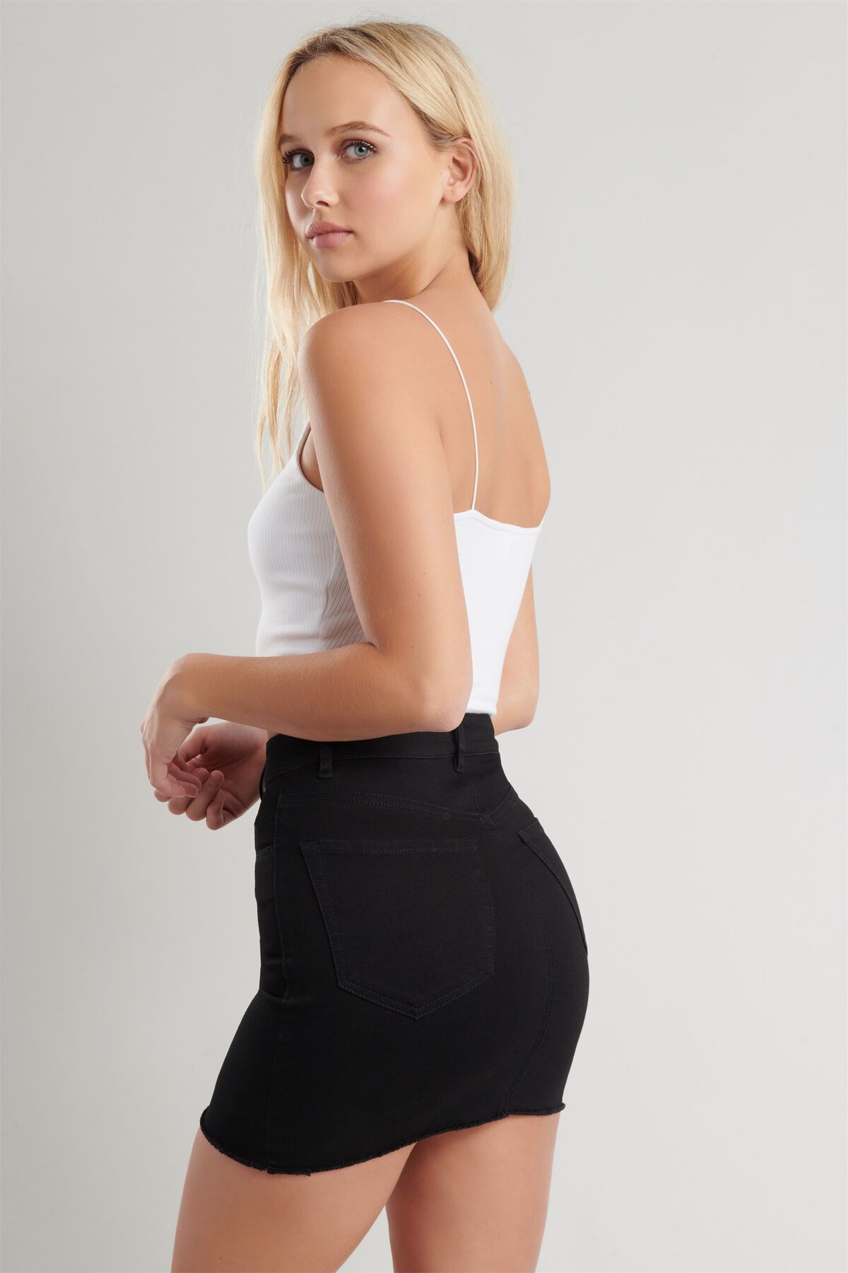 Dynamite High Rise Mini Skirt. 1