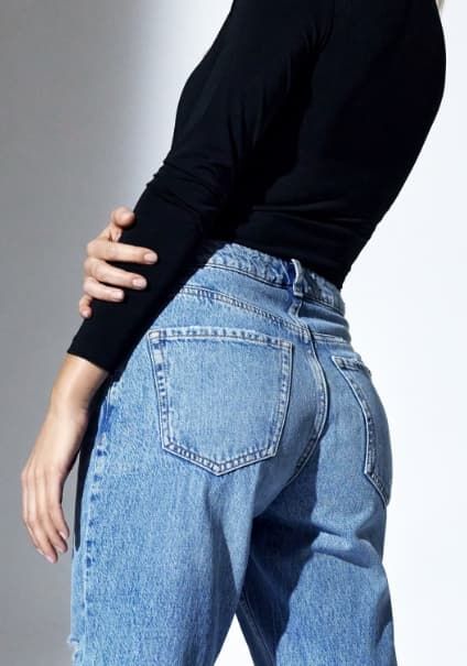 Shop mom jeans.