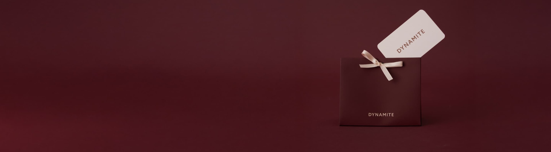 A Dynamite gift card.