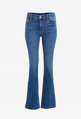 The Helena demi-bootcut jeans in medium blue.