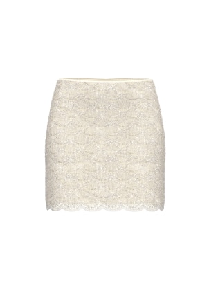 Burgundy mini skort.