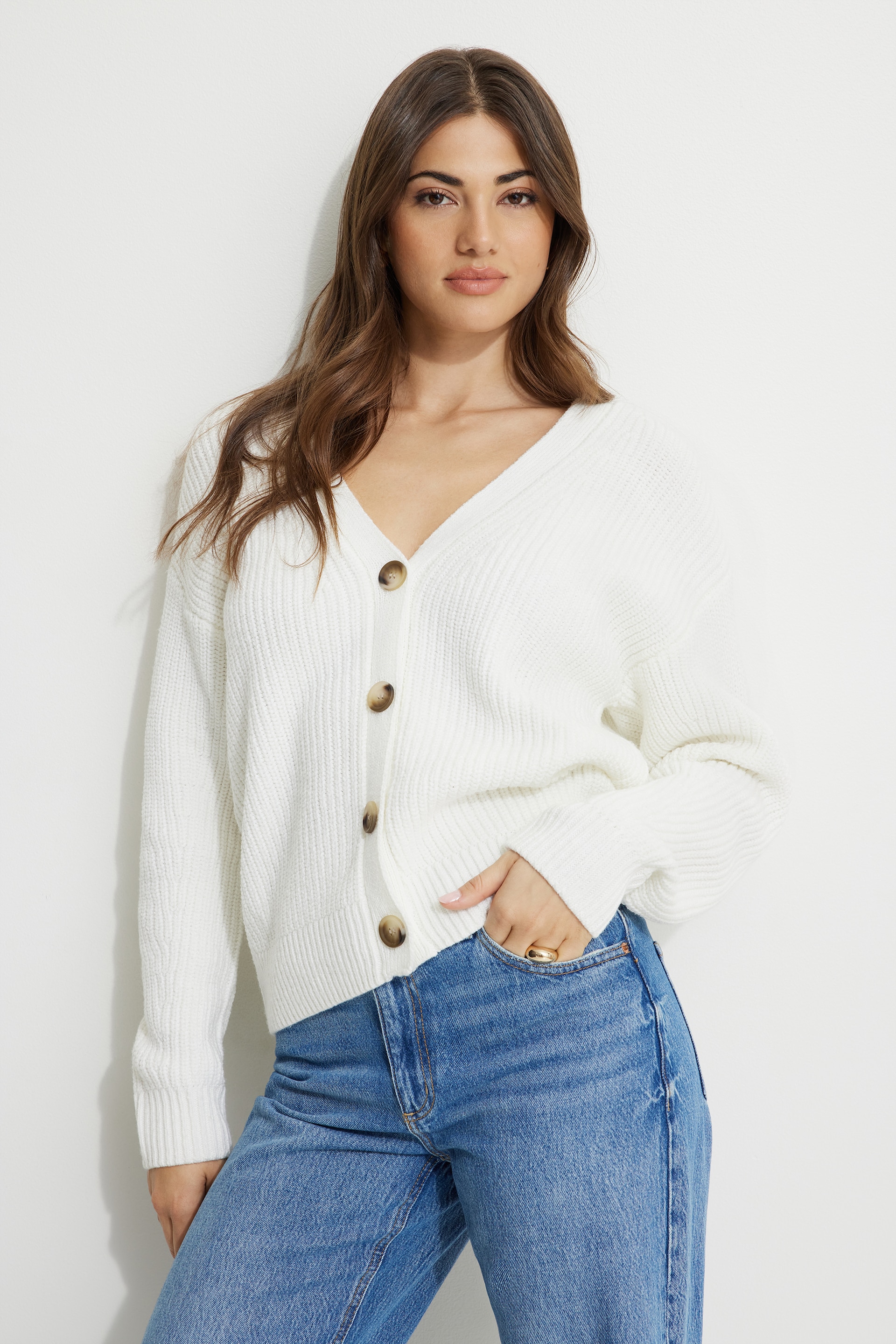 プレイコムデギャルソン V-NECK CARDIGAN PLAY COMME des GARCONS - プレイコムデギャルソン V-NECK CARDIGAN